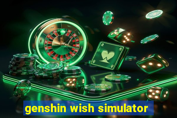 genshin wish simulator